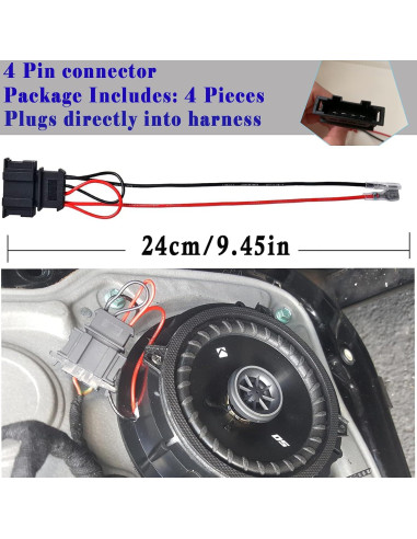 Adaptador de Arnés de Altavoz Danbojit para VW Jetta 2006-2010