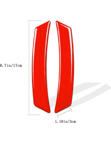 Calcomanías Reflectantes muekzru FGT-BT para Automóviles