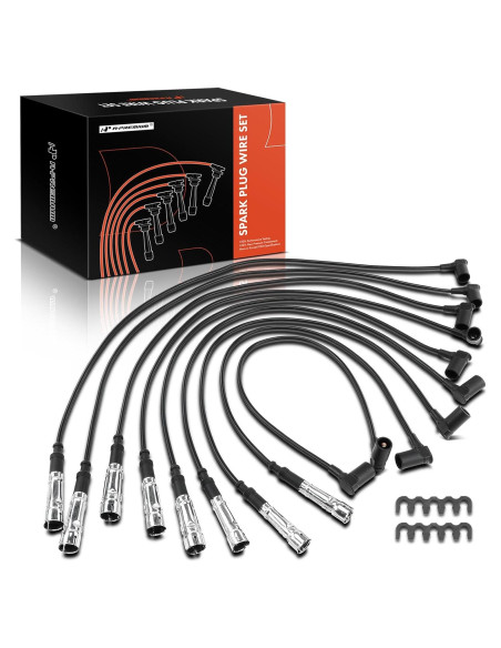 Cable de Bujía A-Premium para Mercedes-Benz W126 9 Piezas