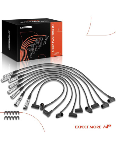 Cable de Bujía A-Premium para Mercedes-Benz W126 9 Piezas