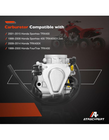 Carburador ATRACYPART A1568 para Honda Sportrax 400