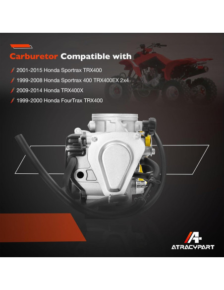 Carburador ATRACYPART A1568 para Honda Sportrax 400