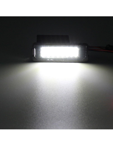 Luces de Placa de Licencia LED CSSLYZL 2 Pcs 6000K Blanco