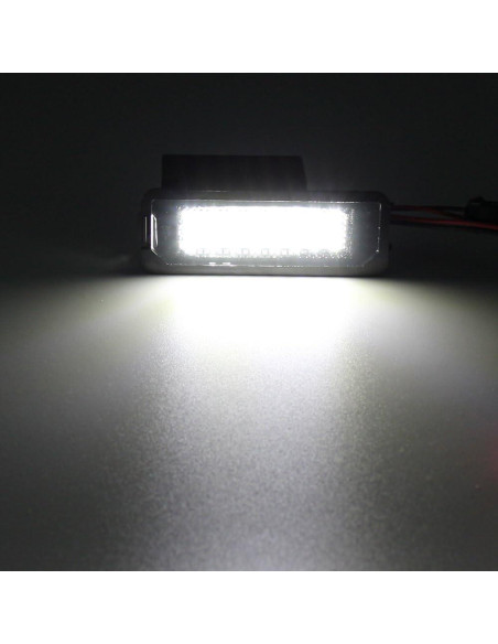 Luces de Placa de Licencia LED CSSLYZL 2 Pcs 6000K Blanco