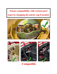 Arrancador por Tirón YAMAKATO para Motores Honda GX120 GX160 2