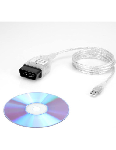 Cable OBD2 LZLRUN K+DCAN para BMW con Interruptor