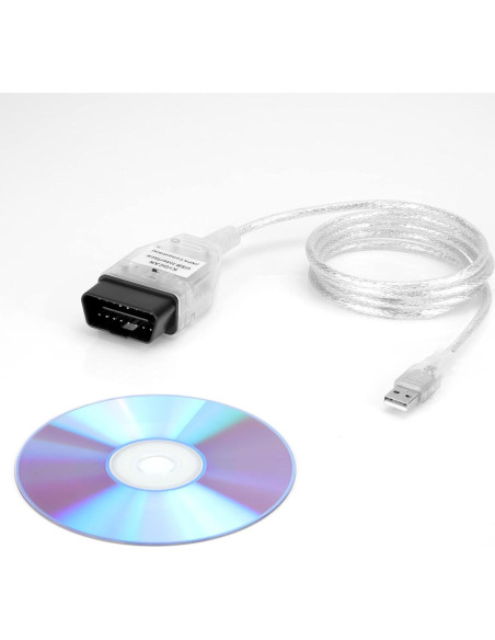 Cable OBD2 LZLRUN K+DCAN para BMW con Interruptor