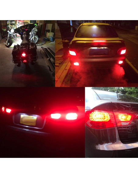 Bombillas LED iBrightstar 1157 Rojo Brillante 2 Piezas