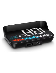 Car HUD Display Wiiyii M7, Medidor OBD/GPS, Velocidad y Más