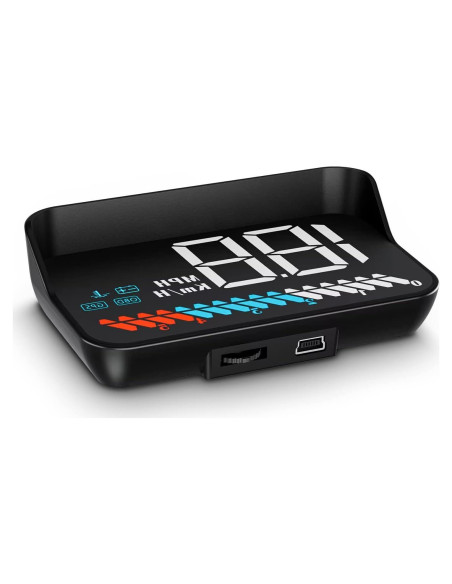 Car HUD Display Wiiyii M7, Medidor OBD/GPS, Velocidad y Más