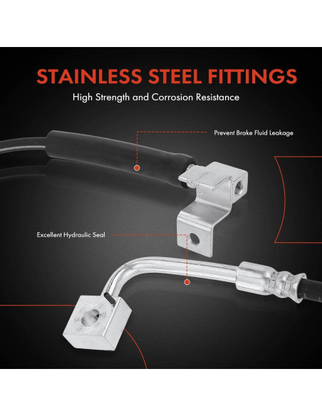 Manguera Hidráulica de Freno A-Premium para Dodge Ram 1500/2500