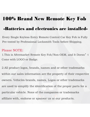 Control Remoto Llavero Ford CWTWB1U793 3 Botones Compatible