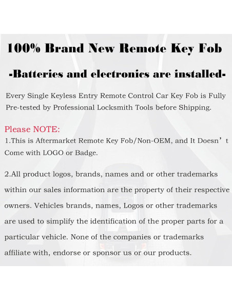 Control Remoto Llavero Ford CWTWB1U793 3 Botones Compatible