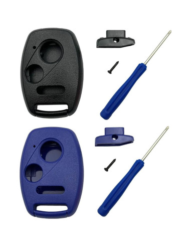 Funda de Llave Honda 3 Botones OVIOBOER Negro y Azul