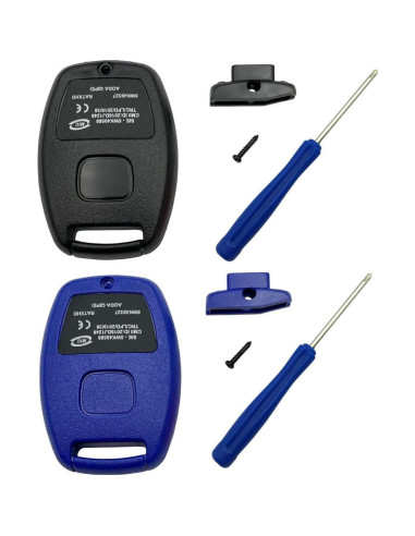 Funda de Llave Honda 3 Botones OVIOBOER Negro y Azul