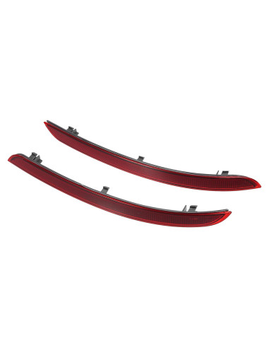 Luz Reflectora Parachoques Trasero A ABSOPRO Rojo Gris