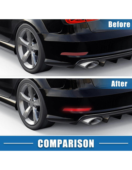 Luz Reflectora Parachoques Trasero A ABSOPRO Rojo Gris