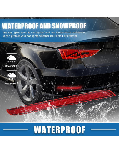 Luz Reflectora Parachoques Trasero A ABSOPRO Rojo Gris