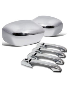 Mango de puerta cromado y cubierta de espejo Spec-D Tuning para Chrysler 300 300C 2005-2010 y Dodge Magnum 2005-2008
