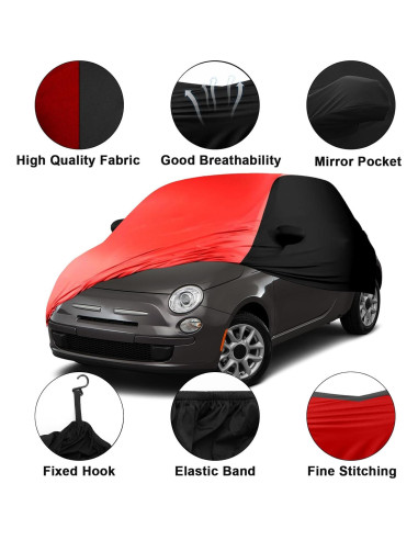 Funda de Coche Interior Sportuli 2007-2025 Fiat 500C Lujo
