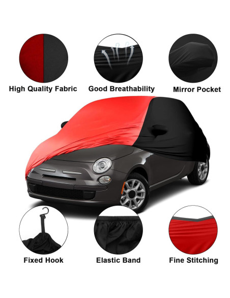 Funda de Coche Interior Sportuli 2007-2025 Fiat 500C Lujo