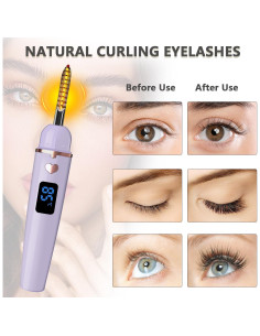 Rizador de Pestañas Calentado URSOBTF Recargable Tipo C 2