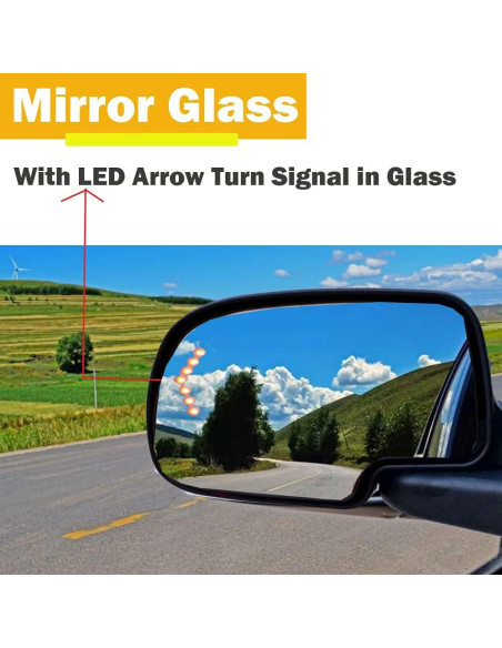 Espejo Lateral Yikesai Calefaccionado Convexo Izquierdo