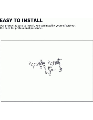 Sensor de Nivel de Altura Bomunik 2 Pcs para Mercedes-Benz