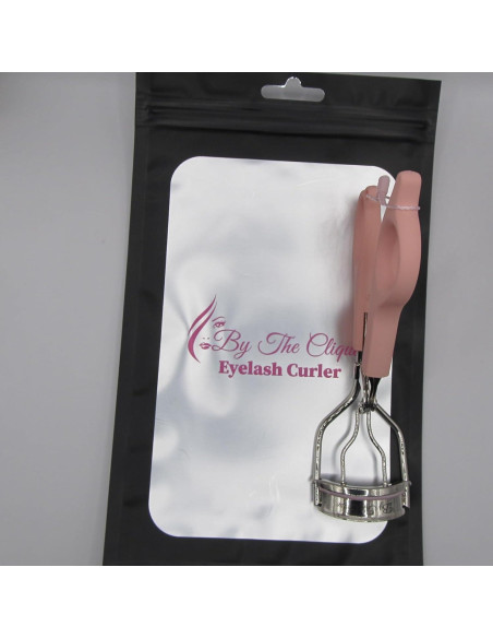 Rizador de Pestañas By The Clique Mini Rosa con Silicona