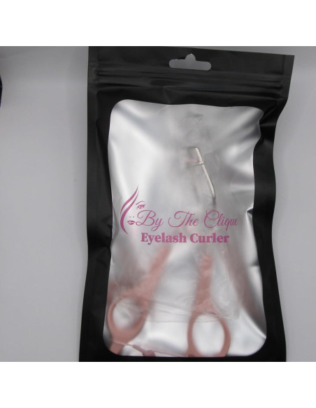 Rizador de Pestañas By The Clique Mini Rosa con Silicona