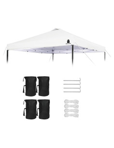 Cubierta Superior Canopy MordenApe 3x3m Blanca Impermeable