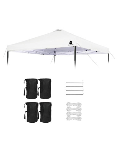 Cubierta Superior Canopy MordenApe 3x3m Blanca Impermeable