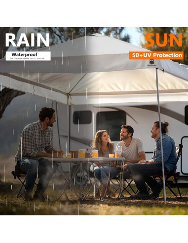 Cubierta Superior Canopy MordenApe 3x3m Blanca Impermeable