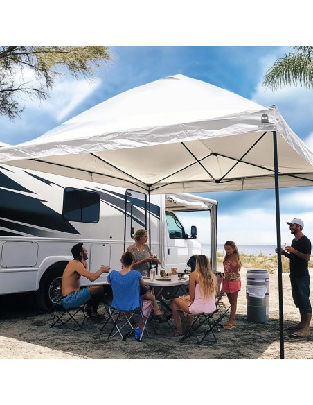 Cubierta Superior Canopy MordenApe 3x3m Blanca Impermeable