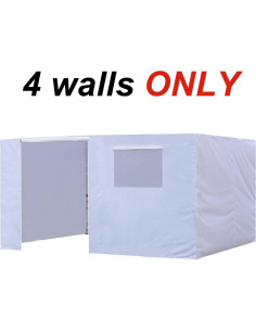 Paredes Laterales Eurmax 10x4 para Carpa Blanca 2