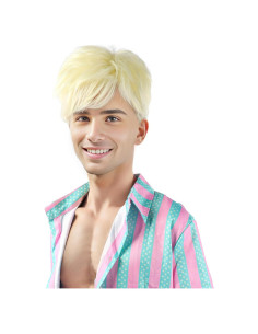 Peluca CYNTHIA Rubia Corta para Hombres Disfraz Halloween