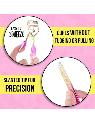 Kit Rizador de Pestañas y Pinzas Forever 21 - 2 Piezas