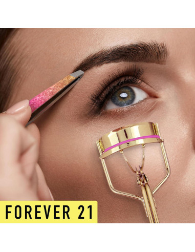 Kit Rizador de Pestañas y Pinzas Forever 21 - 2 Piezas