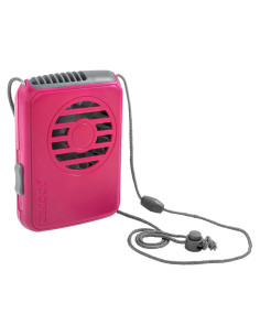 Ventilador Personal O2COOL Deluxe Frambuesa Portátil
