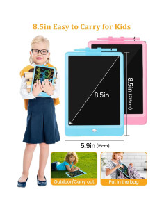 Tableta de Dibujo LCD SplashNSpray A805 2pack 21.6x15cm 2