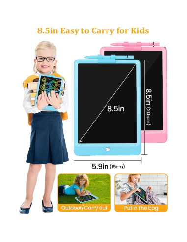 Tableta de Dibujo LCD SplashNSpray A805 2pack 21.6x15cm