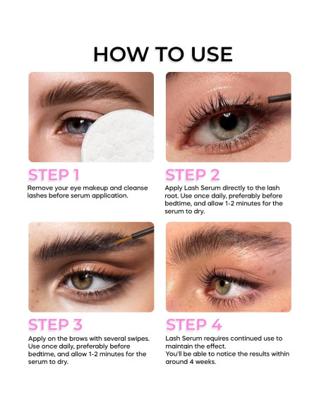 Suero de Crecimiento de Pestañas Stacy 5ml | Mejora Cejas y Pestañas