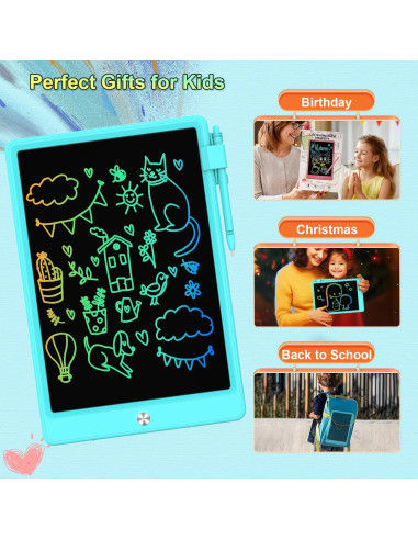 Tableta de Dibujo LCD CHAFEGY 10.5" Azul para Niños