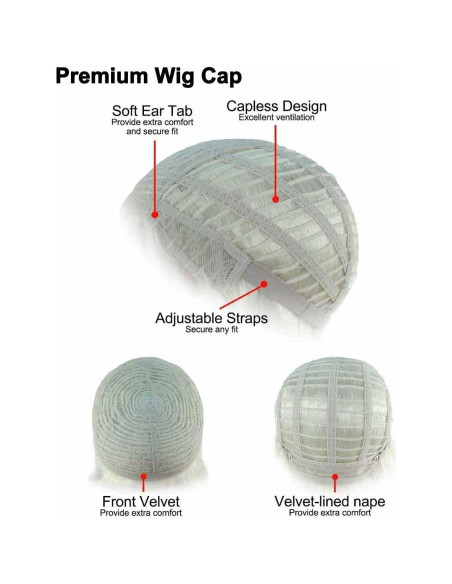 Peluca Malvada Madrastra HPO Pompadour Corazón Gris Plateado