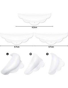 Hicarer 48 Piezas Almohadillas Rizador Pestañas Silicona 2