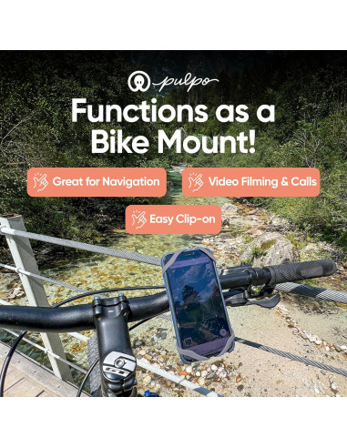 Correa Antirrobo Pulpo Leash Gris para Smartphones hasta 17,27 cm