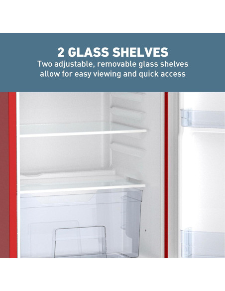 Mini Nevera West Bend WB0310RCRXR Compacta 87.99L Roja