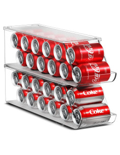 Organizador de Latas Sorbus Paquete de 2 Apilable 12 Latas