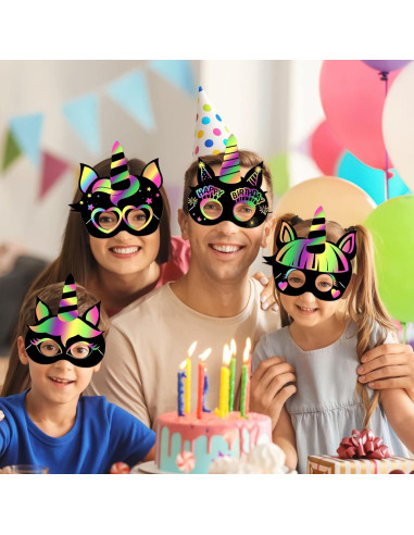 MÁSCARAS MÁGICAS MALLMALL6 24 Pcs DIY Fiesta Caballo