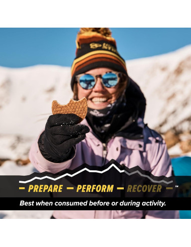 Waffle Energético Honey Stinger Canela Orgánico 16 Unidades